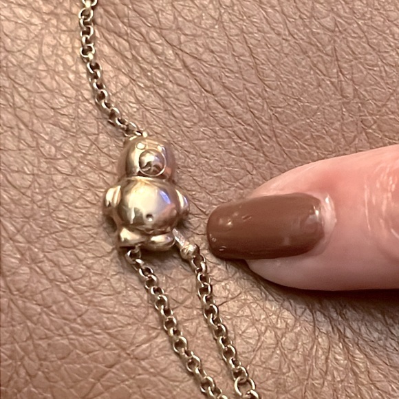 BREV 10KT SOLID GOLD RARE ADJUSTABLE TEDDY BEAR 🧸 GIRLS BRACELET - Picture 12 of 14